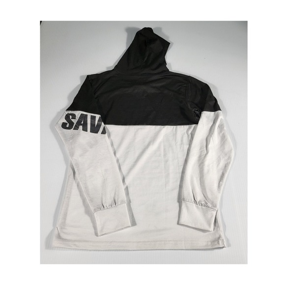 Brooklyn Laundry Savage Hoodie Long Sleeve Color Block Top M 10/12 - Picture 2 of 6
